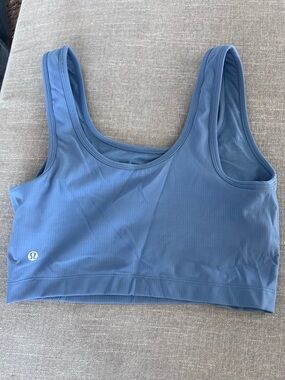 lululemon athletica Dusty Blue Scoop-Back Sports Bra